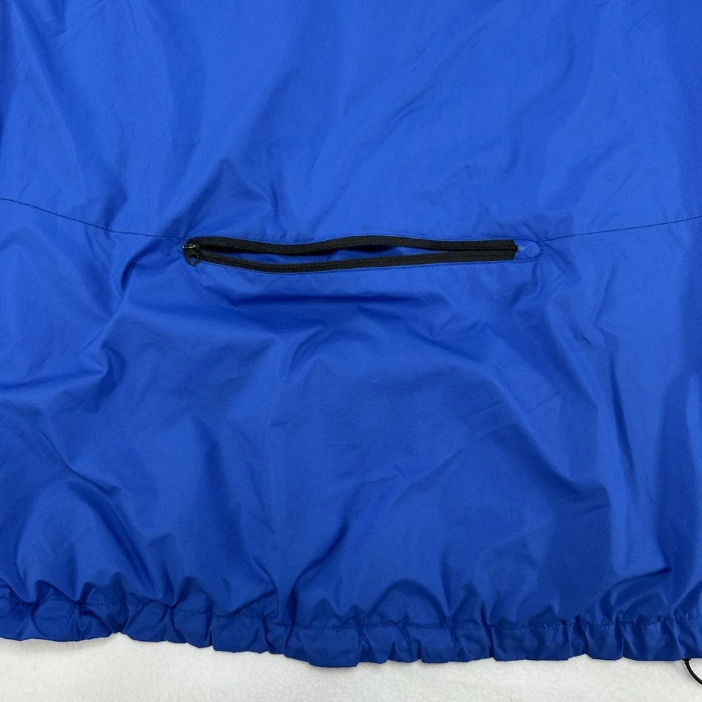 Nike Jacket Mens Large Blue Colorblock Full Zip Hooded Windbreaker 917809-435